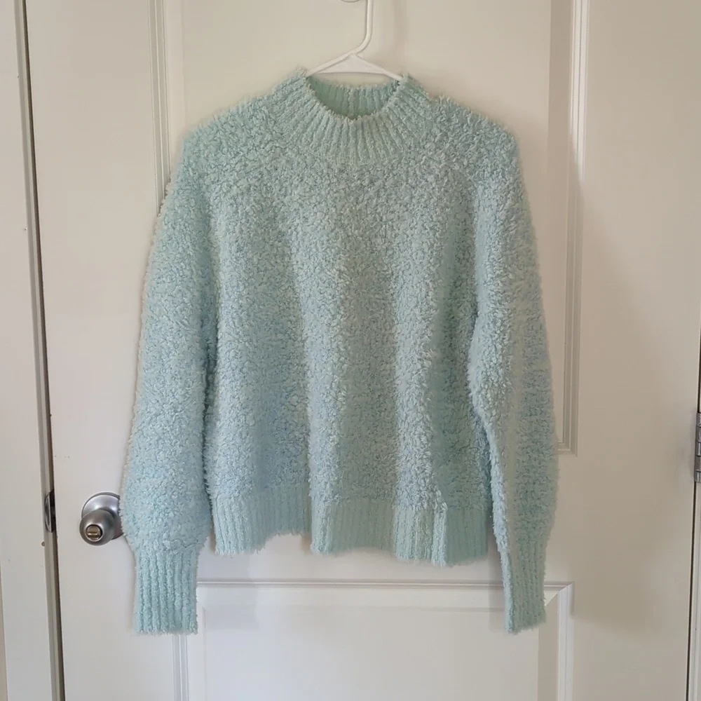 J. Crew Aqua Mockneck Sweater - Picture 2 of 5